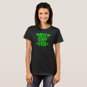 Beste staf ooit 2 t-shirt (Voorkant volledig)