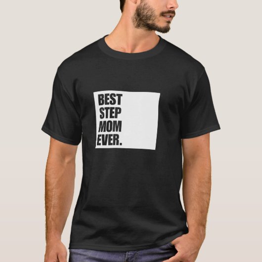 Beste stap moeder ooit Bonus Mama Gift T-shirt (Voorkant)