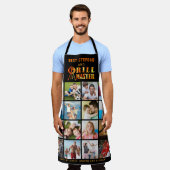BESTE STEPDAD GRILL MASTER 16 Fotocollage Namen Schort (Gedragen)
