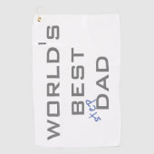 Beste Stepdad ter wereld Golfhanddoek (Voorkant)