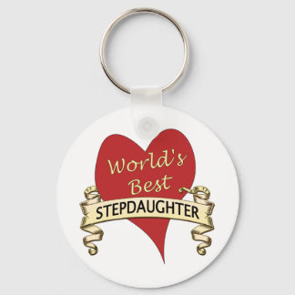 Beste Stepdochter van de wereld Sleutelhanger