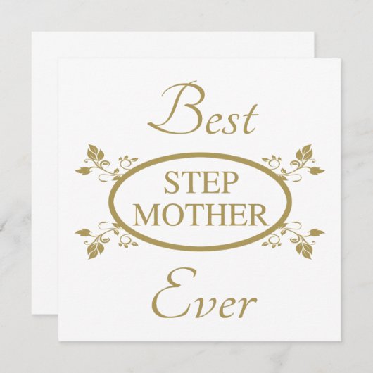 Beste Stepmoeder-server Kaart (Voorkant / Achterkant)