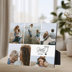 Beste stiefmoeder ooit Aangepaste fotocollage  Fotoplaat