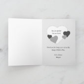 Beste stiefmoeder ooit Moeder en kind Fijne Moeder Kaart (Binnen)