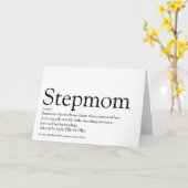 Beste stiefmoeder ter wereld, definitie van stiefm kaart (Gele Bloem)