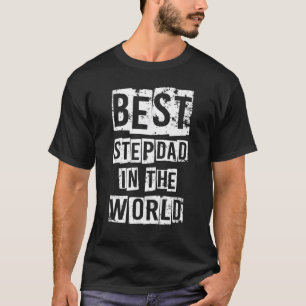 Beste stiefvader in de wereld schattig Vaderdag pa T-shirt