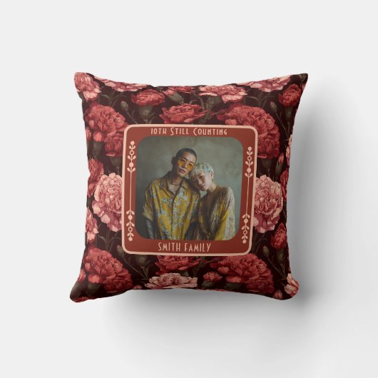 Beste stijlvolle 10e Jubileum Sierkussen voor oud (Achterkant)