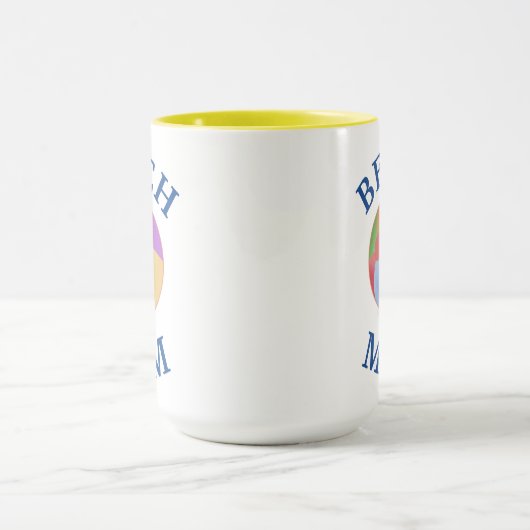 Beste "STRANDMOEDER" ooit! Moederdag Mok (Midden)