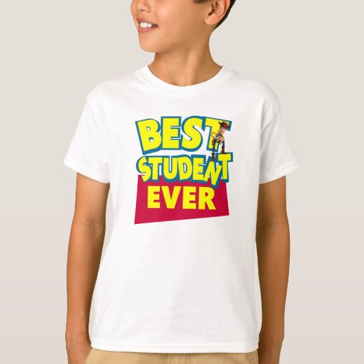 Beste student ooit t-shirt (Voorkant)