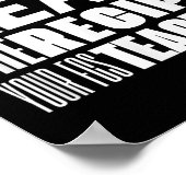 Beste studenten, lees het recept van je FCS-leraar Poster (Hoek)