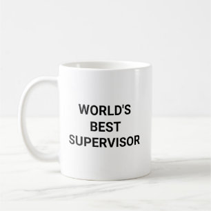 Beste Supervisor Ter Wereld Grappig Collega Cadeau Koffiemok