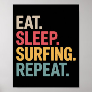 Beste surf kunst voor mannen vrouwen surfer surfen poster