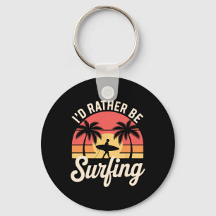 Beste surf kunst voor mannen vrouwen surfer surfen sleutelhanger