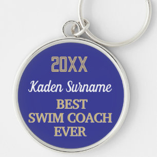 Beste SWIM Coach Award Sleutelhanger