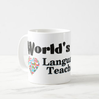 Beste taaldocent ter wereld koffiemok