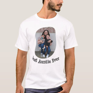 Beste tante Ever BAE upload je familiefoto T-shirt
