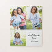 Beste tante fotocollage naam legpuzzel (Verticaal)