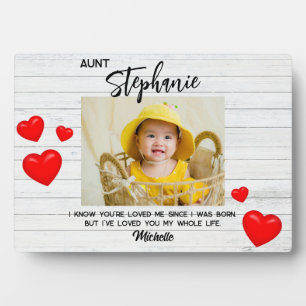 Beste tante nichtje neefje Moederdag zuster foto Fotoplaat