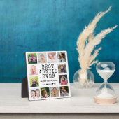 Beste tante ooit 12 foto collage display fotoplaat (Insitu)