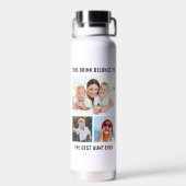Beste tante ooit 3 foto waterfles (Achterkant)