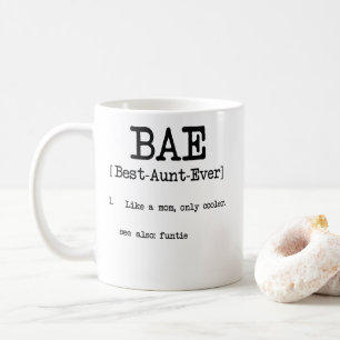 Beste tante ooit BAE Cool Auntie Giften Koffiemok