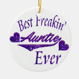 Beste tante ooit keramisch ornament