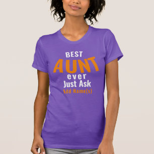 Beste tante ooit. T-Shirt personaliseren