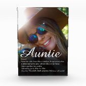 Beste tante ooit, tante definitie fotoblokken (Voorkant)