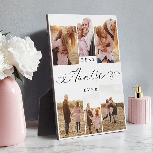 Beste tante ooit tante script hart foto collage fotoplaat