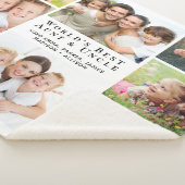 Beste Tante Oom Fotocollage Sherpa Deken (3/4)