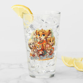 Beste tante ter wereld glas