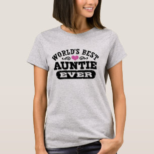 Beste tante van de wereld t-shirt