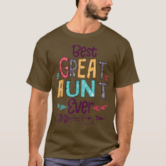 Beste tante van elke klap op de luier t-shirt