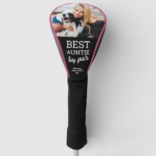 Beste tante van Par Custom Photo Modern Golfheadcover