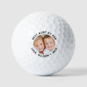 Beste Tante van Par Foto Golfballen (Voorkant)