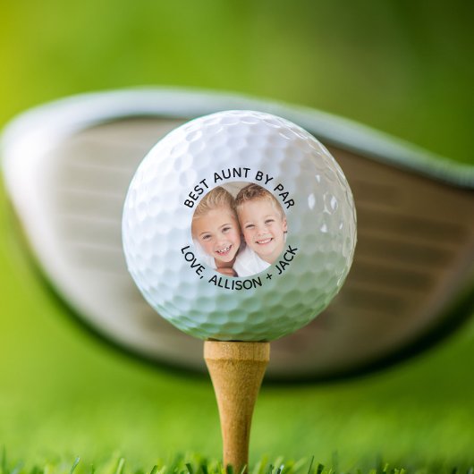 Beste Tante van Par Foto Golfballen