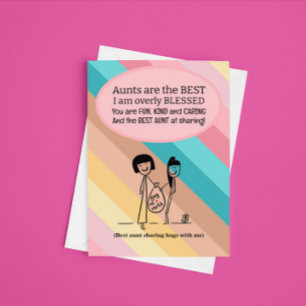 Beste Tante Verjaardag Kaart