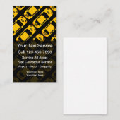 Beste Taxi Service Modern Visitekaartjes (Voorkant / Achterkant)