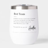 Beste team bedankje personeel waardering geschenk (Voorkant)