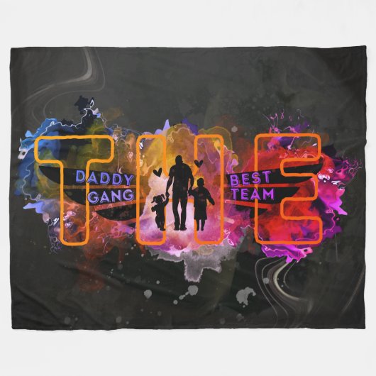 Beste team fleece deken (Voorkant (Horizontaal))