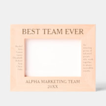 Beste Team Ooit Gepersonaliseerde Waardering voor