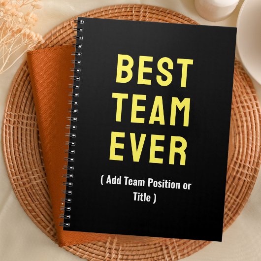 Beste Team Ooit Medewerker Teamwork Gift Notitieboek