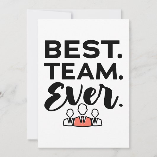 Beste team ooit, teamcadeaus voor medewerkers (Voorkant)