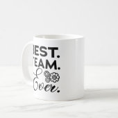 Beste team ooit, waardeverminderingen voor werknem koffiemok (Voorkant links)