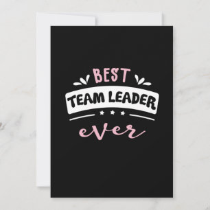 Beste Teamleider Ooit Cadeau Idee Kaart
