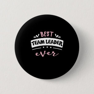 Beste teamleider ooit-cadeauidee ronde button 5,7 cm