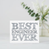 Beste technicus ooit briefkaart (Staand voorkant)
