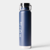 Beste tennis vader ooit waterfles (Achterkant)