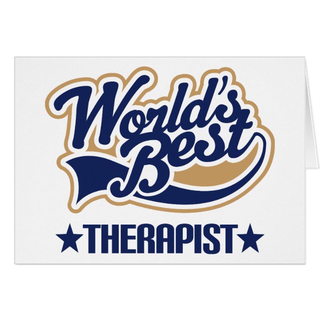 Beste therapist in de wereld (Voorkant Horizontaal)