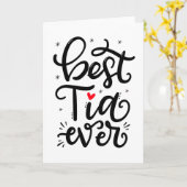 Beste Tia ooit, Spanglish Kaart (Gele Bloem)